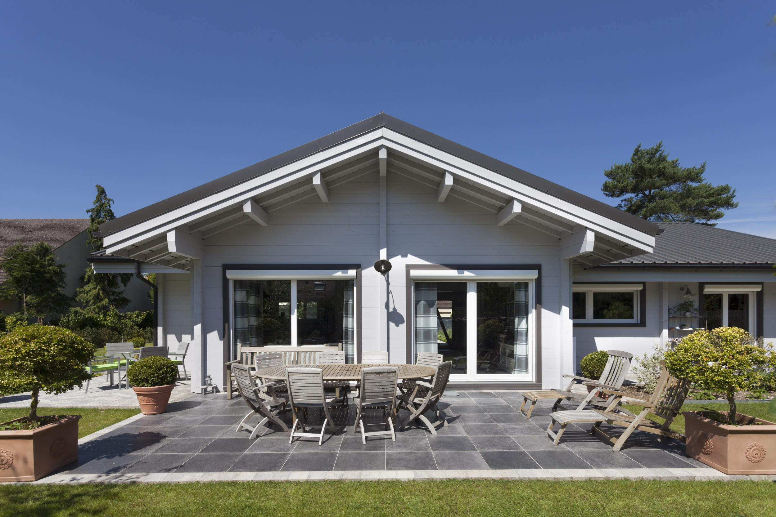 Maison bois à Bois le Roi (77) Constructions Chauvin