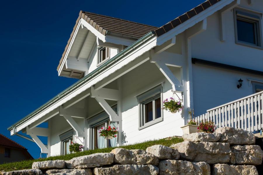 Maison bois à Valempoulières (39)