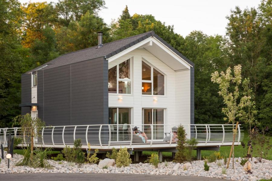 Maison bois à Mont-Sous-Vaudrey (39)